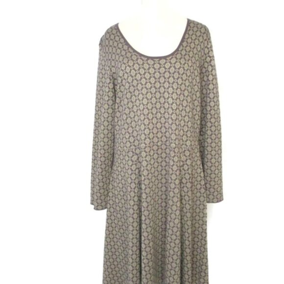 BODEN Purple/Silver Glamorous Knitted Dress US 16L - Picture 2 of 6